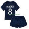 Maillot de Supporter Paris Saint-Germain Paredes 8 Domicile 2022-23 Pour Enfant